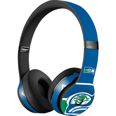 NFL Seattle Seahawks Retro Logo Beats Solo 3 Wireless Skin
